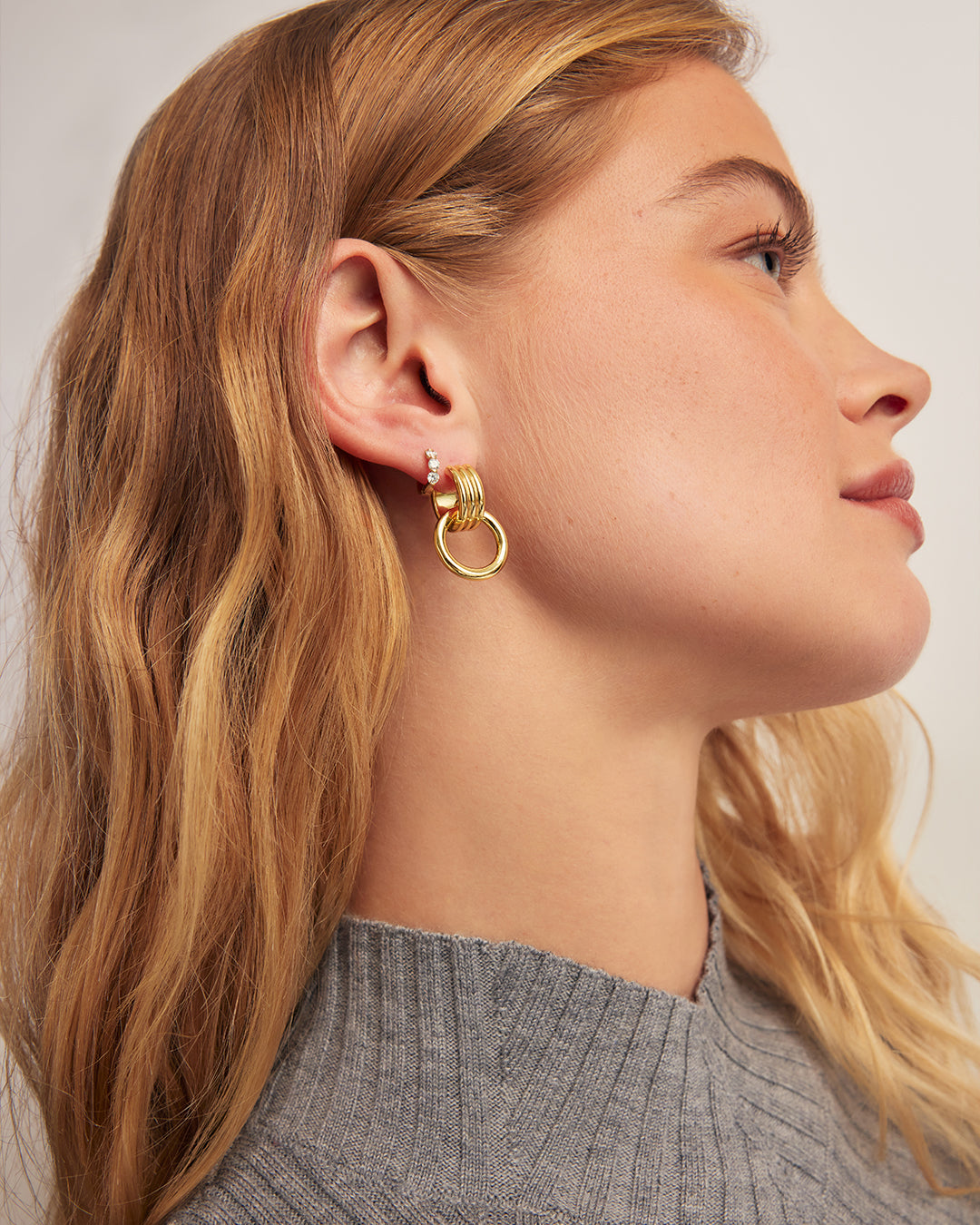 Melrose Drop Hoops