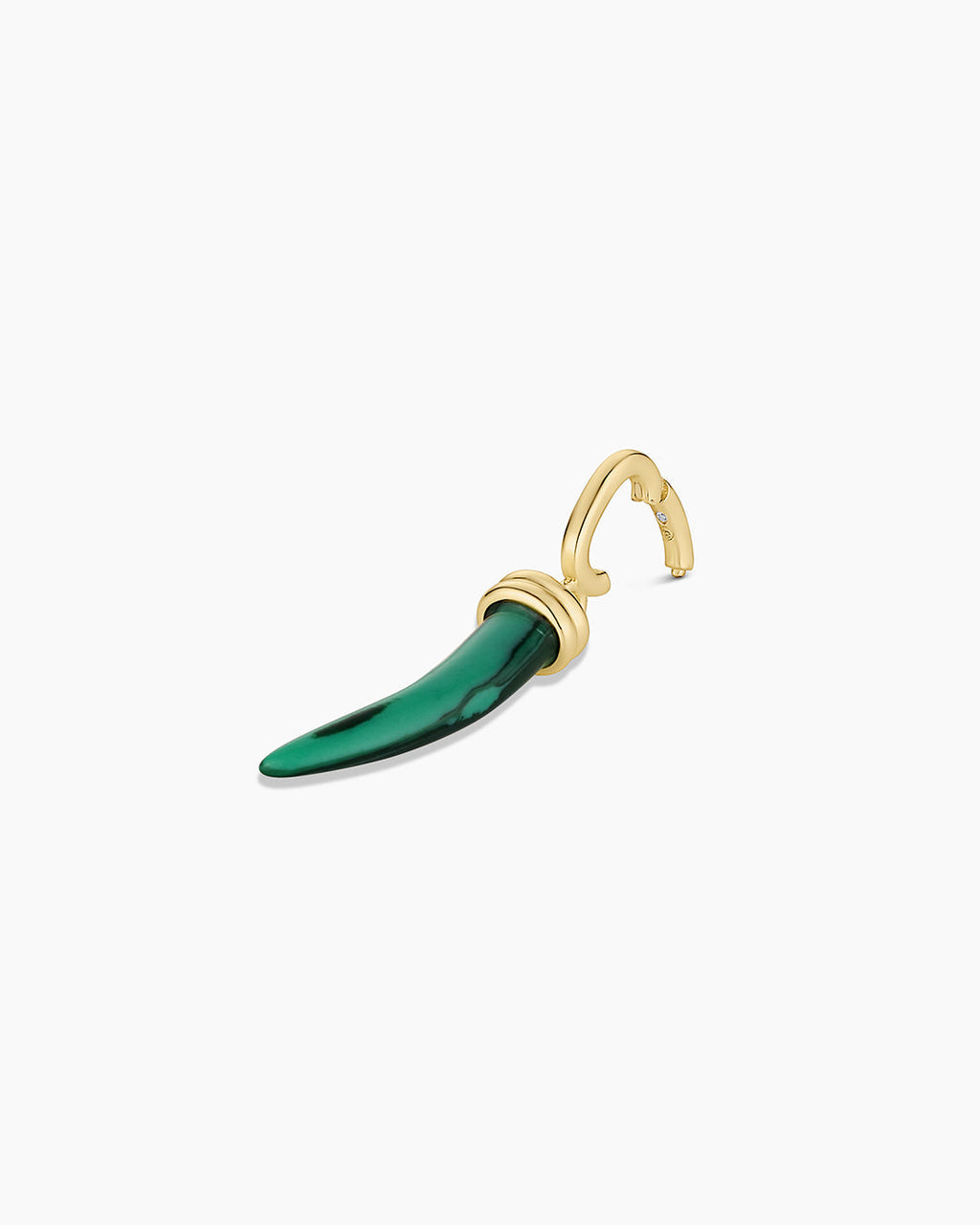 Malachite Tusk Charm
