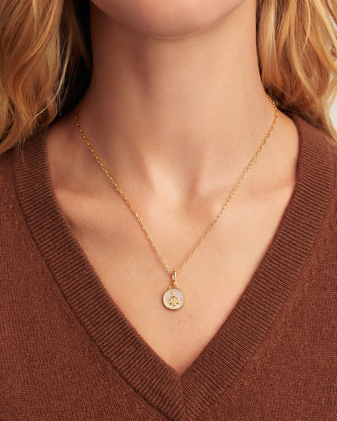 Vintage Zodiac Charm Necklace