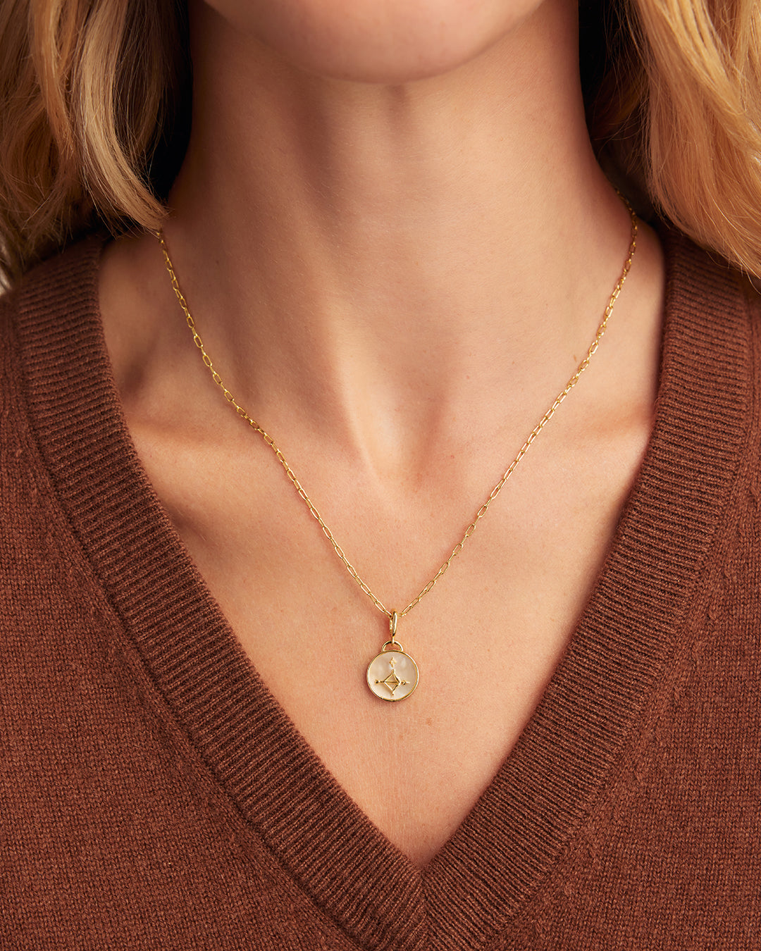 Vintage Zodiac Charm Necklace