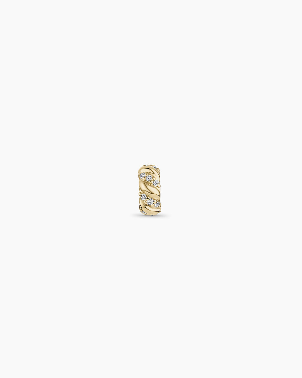14K Diamond Crew Halo Charm