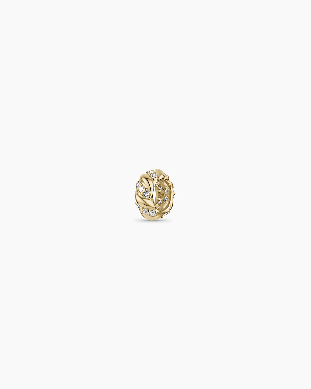 14K Diamond Crew Halo Charm