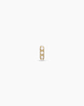 14K Gold Pearl Halo Charm