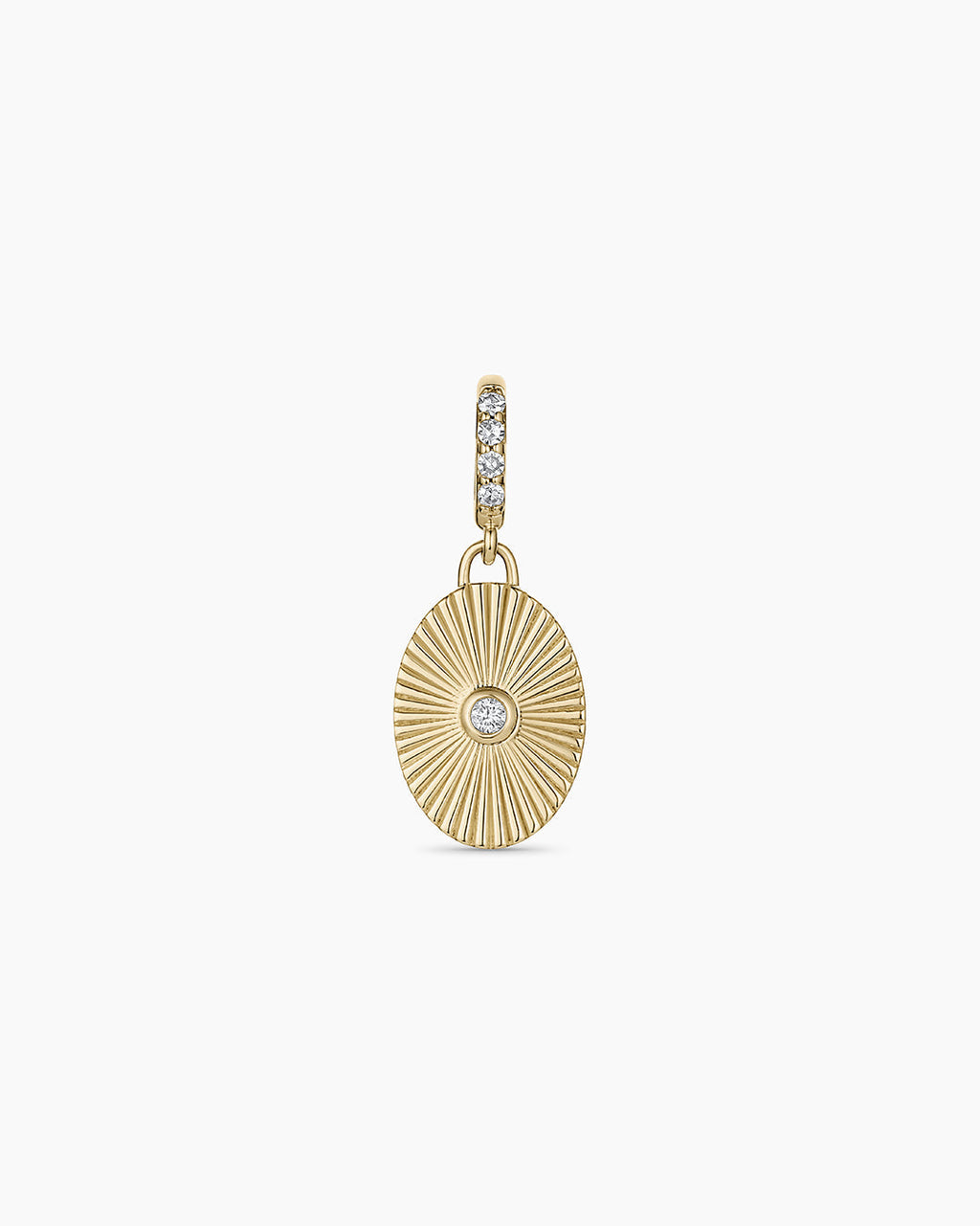 14K Diamond Golden Hour Charm