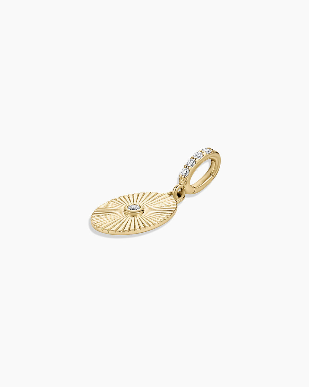 14K Diamond Golden Hour Charm