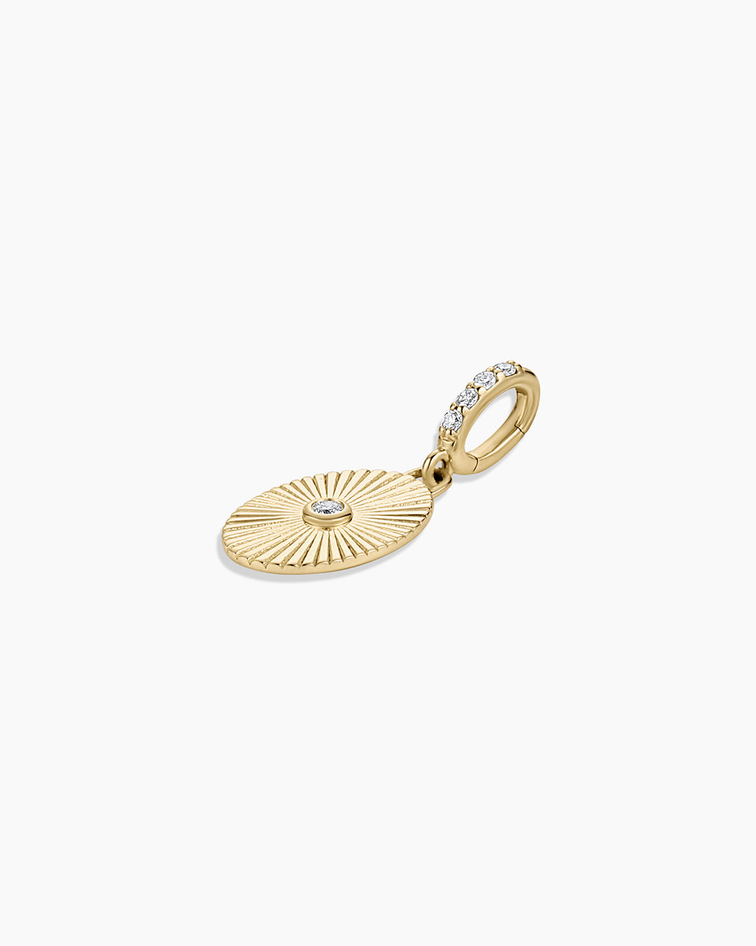 14K Diamond Golden Hour Charm