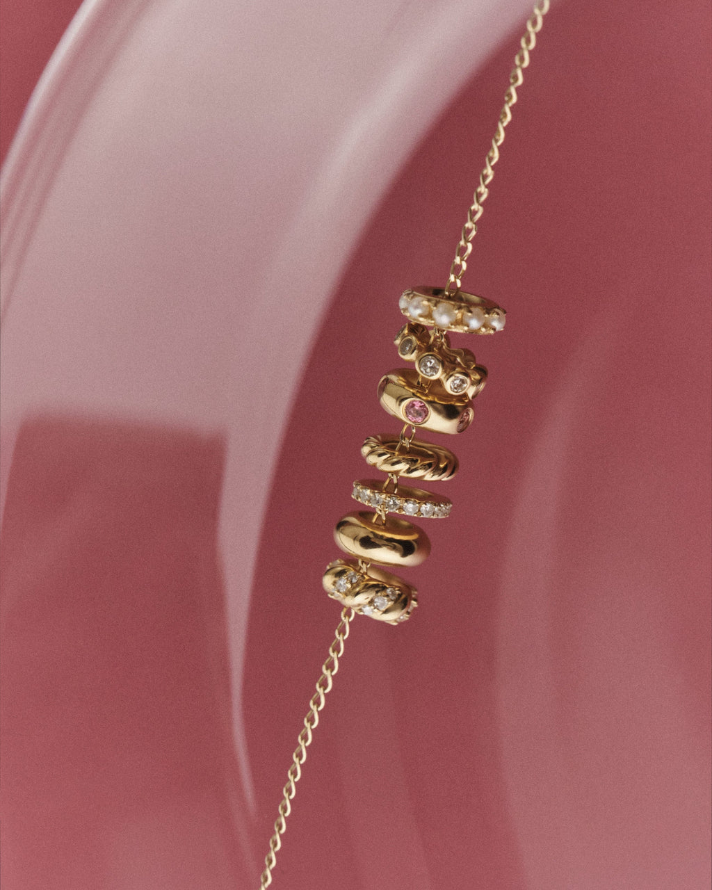14K Gold Crew Halo Charm